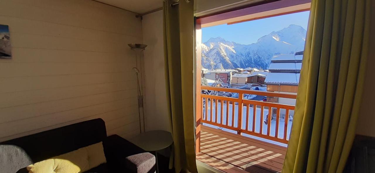 Charmant Studio 4 Pers Plein Centre Parking Prive Les Deux Alpes Exteriér fotografie